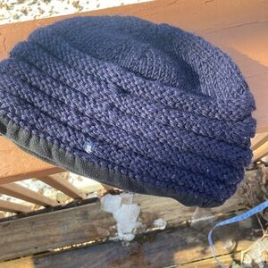 Sherpa blue wool hat